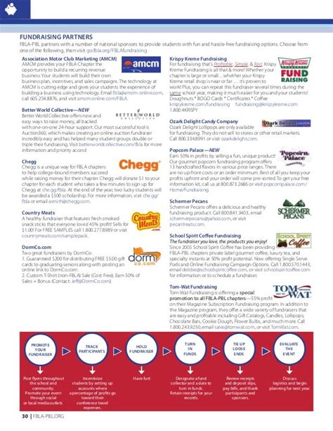 list a charity that fbla supports|National Sponsors Archives .